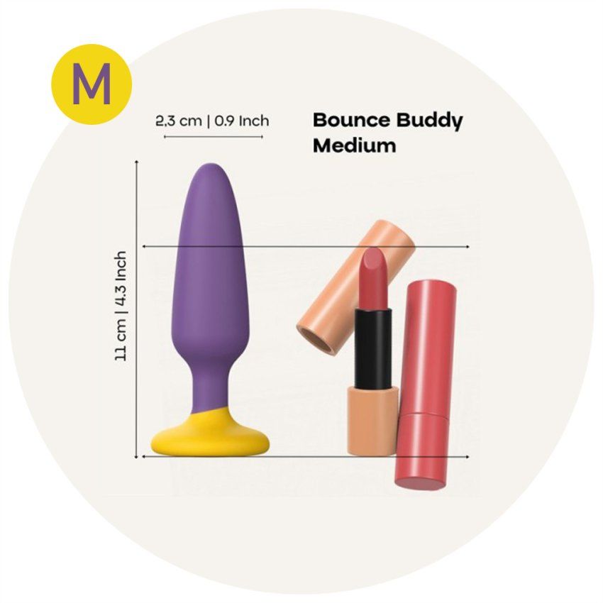 Bounce Buddy M   plug M bicolor 11x2,3cm