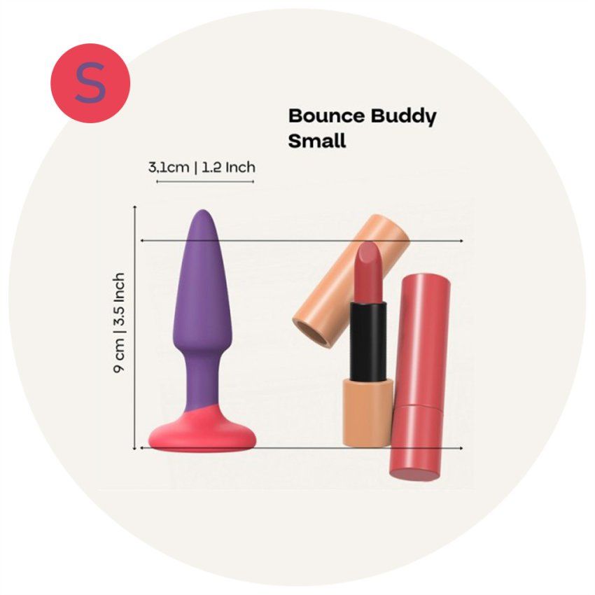 Bounce Buddy S   plug S bicolor 9x1,9cm