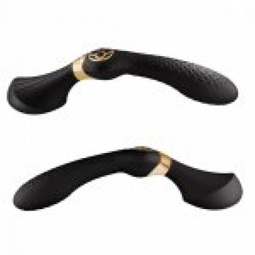 shunga vibrador masajeador zoe negro (2)