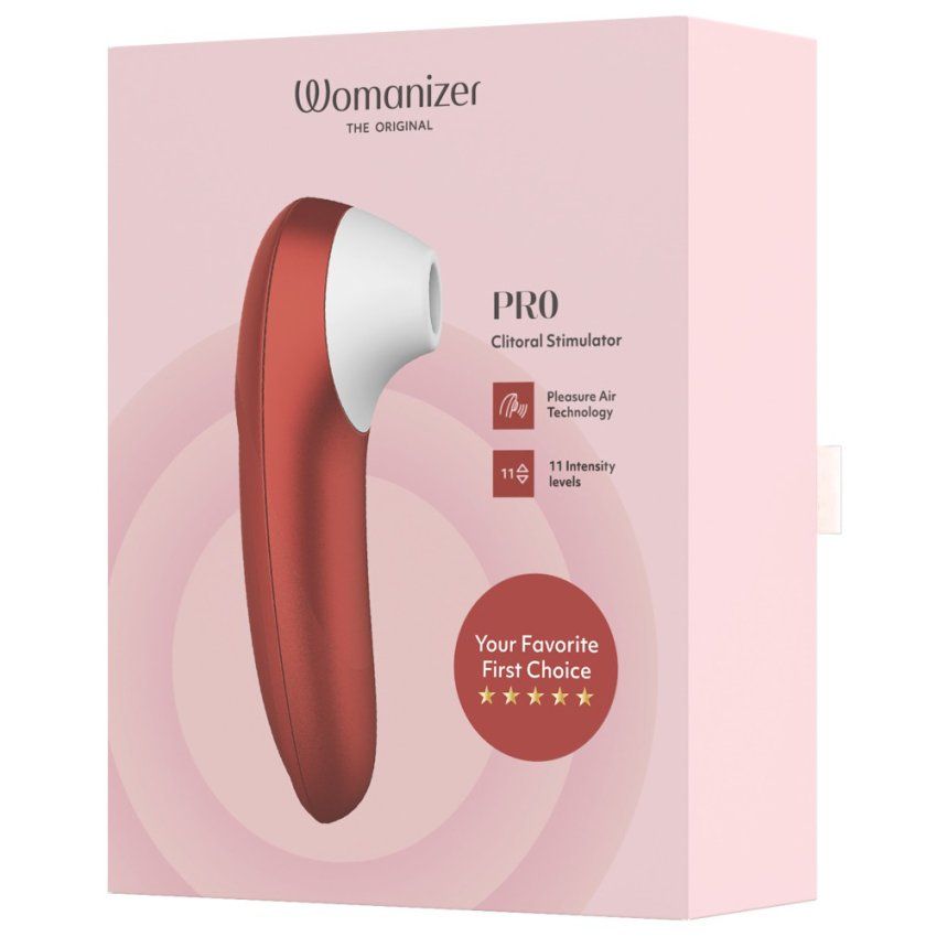 Succionador de clítoris WOMANIZER PRO BOURDEAUX RED
