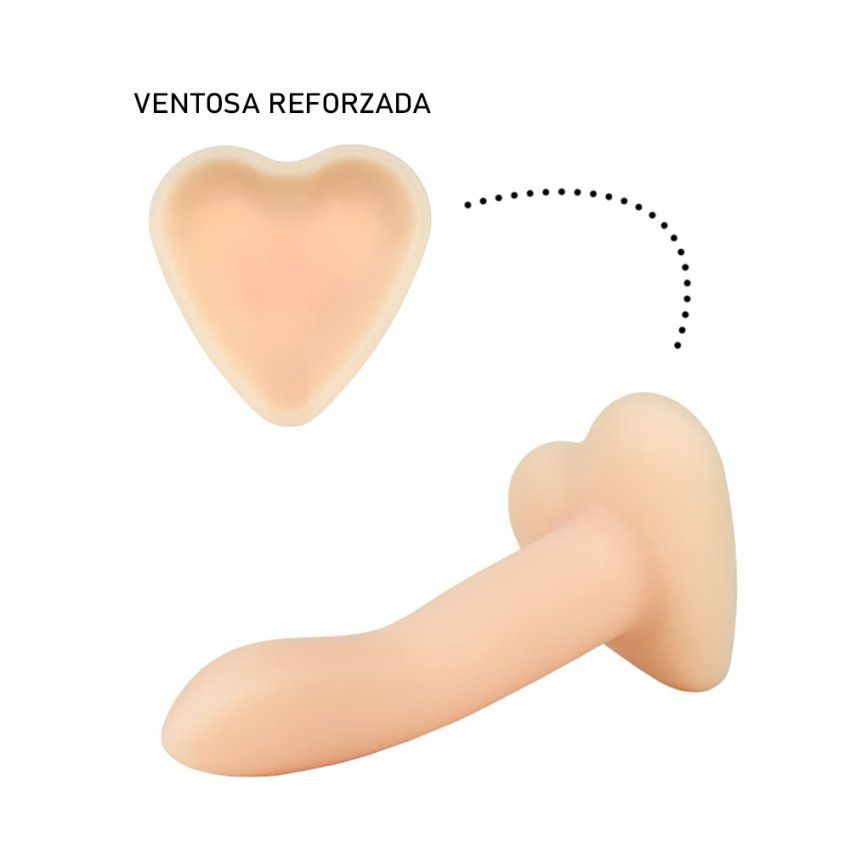 Dildo Flow Emotional Natural Flesh Silicona Líquida 13 x 2,9cm