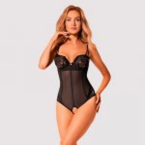 SERENA LOVE CROTCHLESS TEDDY