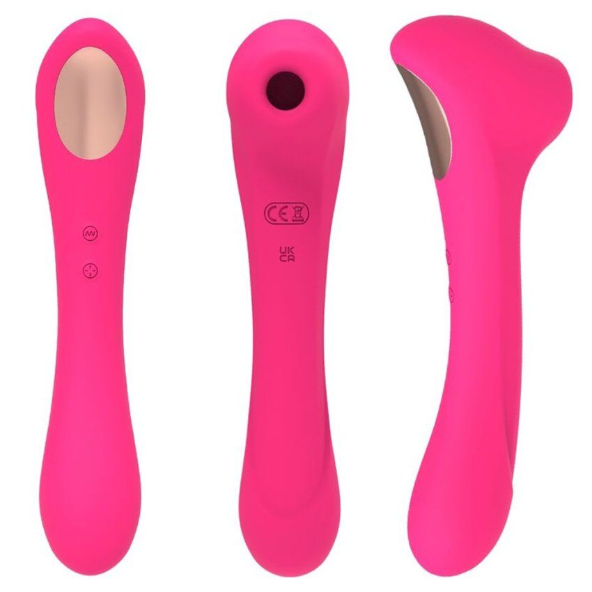 Vibrador y succionador en el mismo juguete