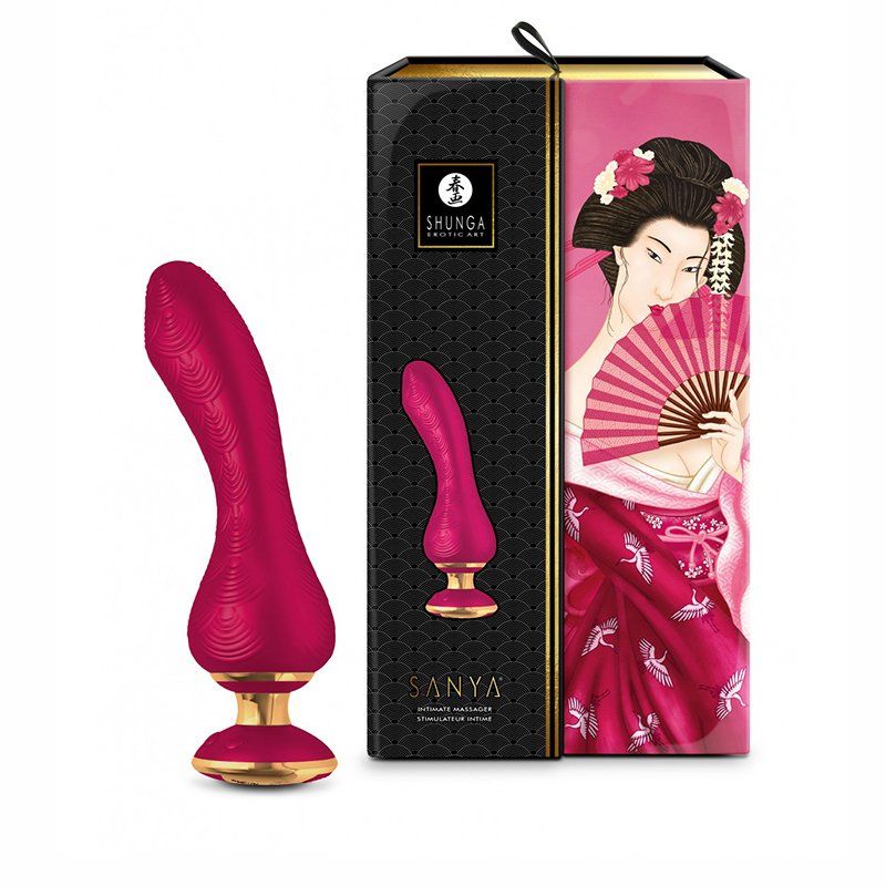 shunga vibrador masajeador sanya frambuesa