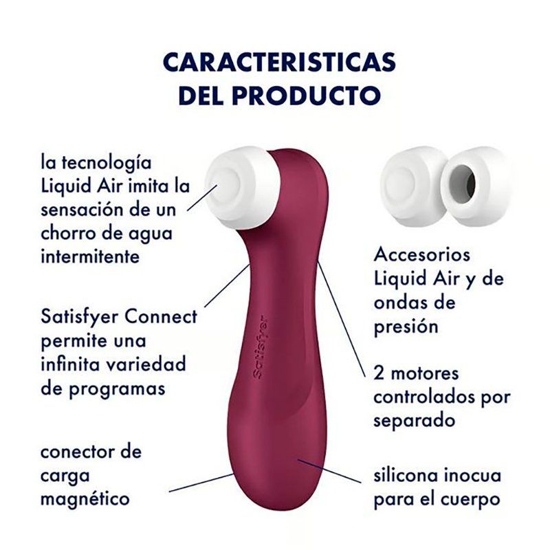 SATISFYER PRO 2 GENERATION 3 APP VINO de SEX QUALITY en OVIEDO, Asturias. Consulte nuestro catálogo