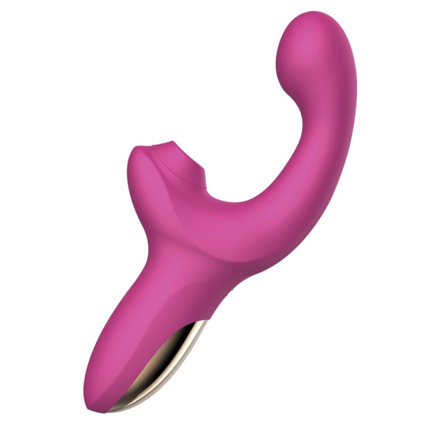 Vibrador con succión y movimiento