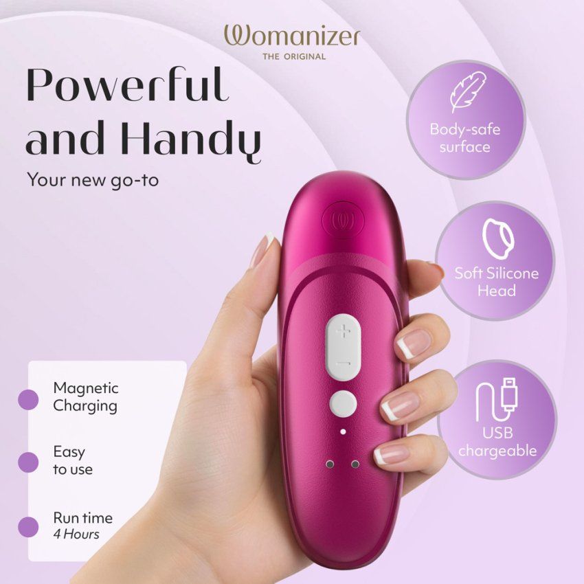 Succionador de clítoris WOMANIZER PRO VIBRANT PINK