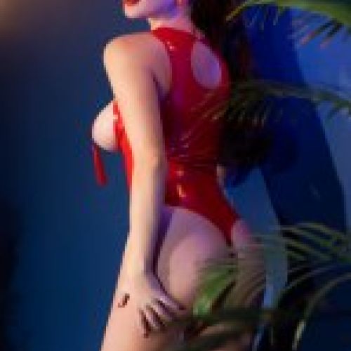 Body de vinilo rojo