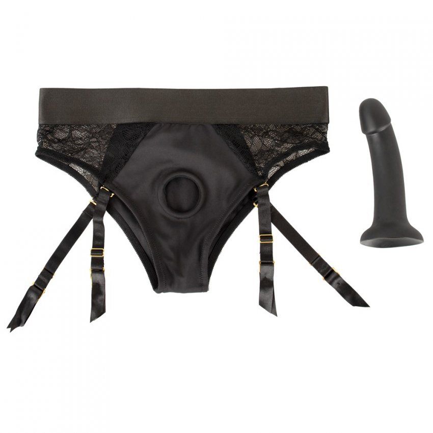 BRAGUITA ARNÉS CON DILDO Y LIGUERO