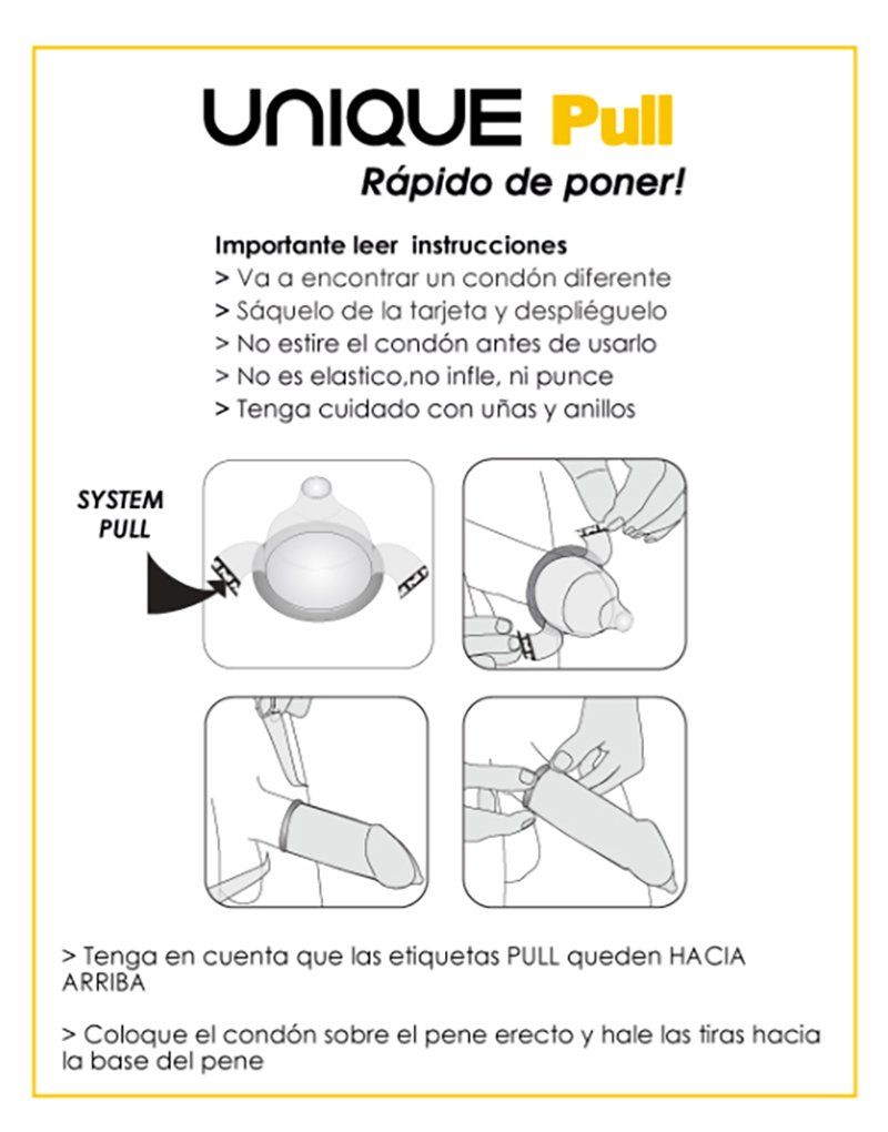 preservativos uniq pull extra finos