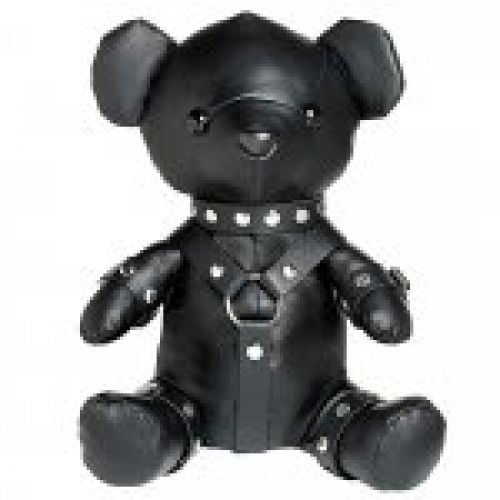 PELUCHE GIMP BEAR   BLACK