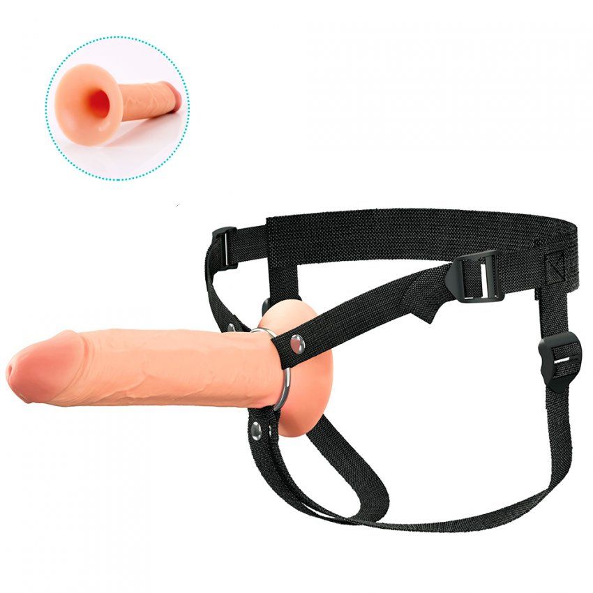 ARNÉS HUECO CON SILICONA DE DOBLE DENSIDAD