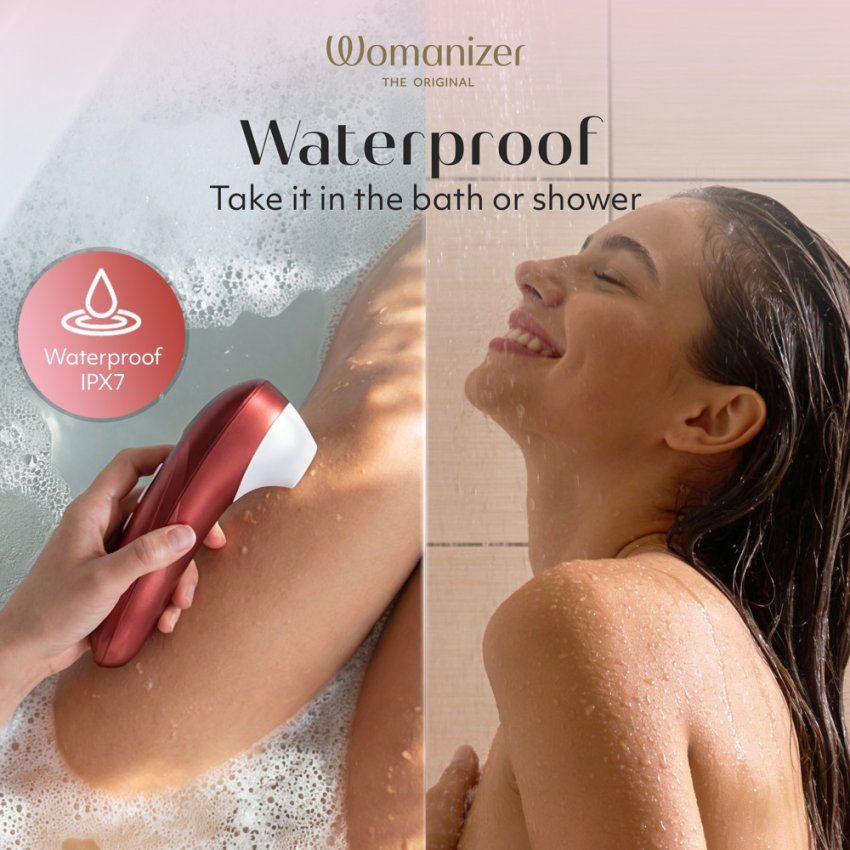 Succionador de clítoris WOMANIZER PRO BOURDEAUX RED
