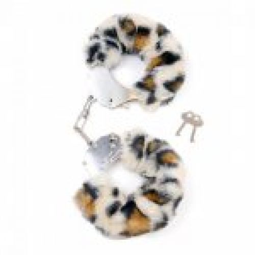 esposas leopardo de peluche