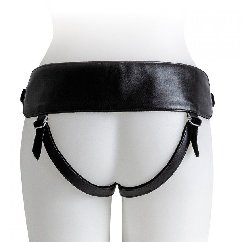 ARNÉS CON SET DILDOS NEGROS TALLAS S / M / L