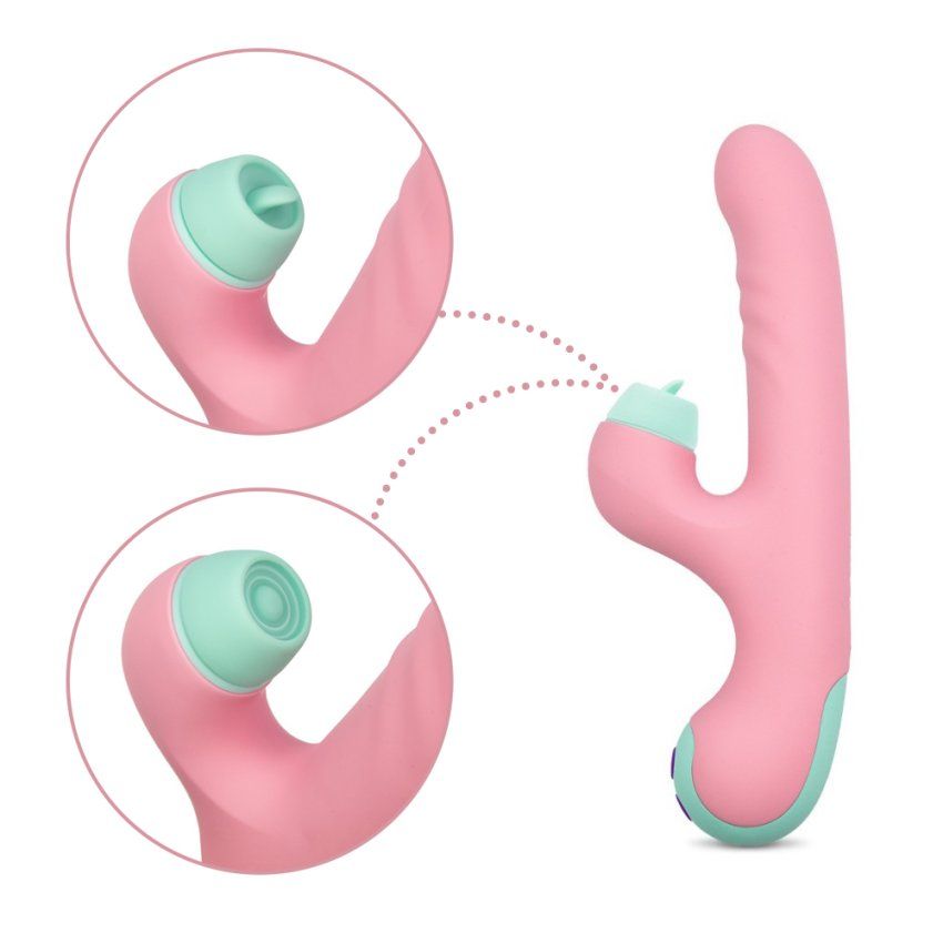 Vibrador DAISY CONEJITO CON IMPULSOR