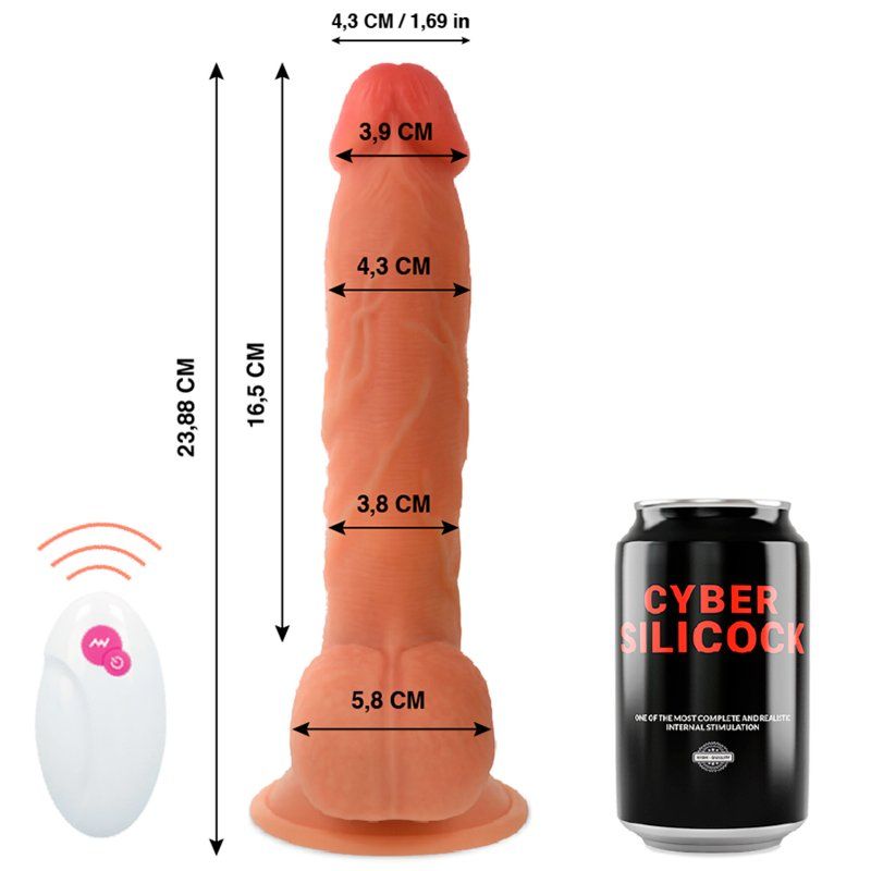 Pene realistic control remoto vibración y movimiento