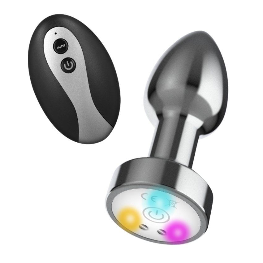 Plug metal con luces led