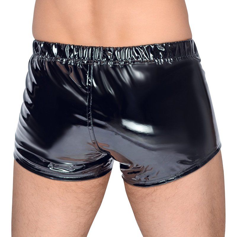 mini pantalón vinilo hombre