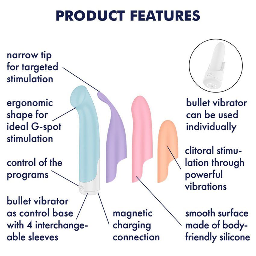 Set Vibrador con fundas Satisfyer Playful Four