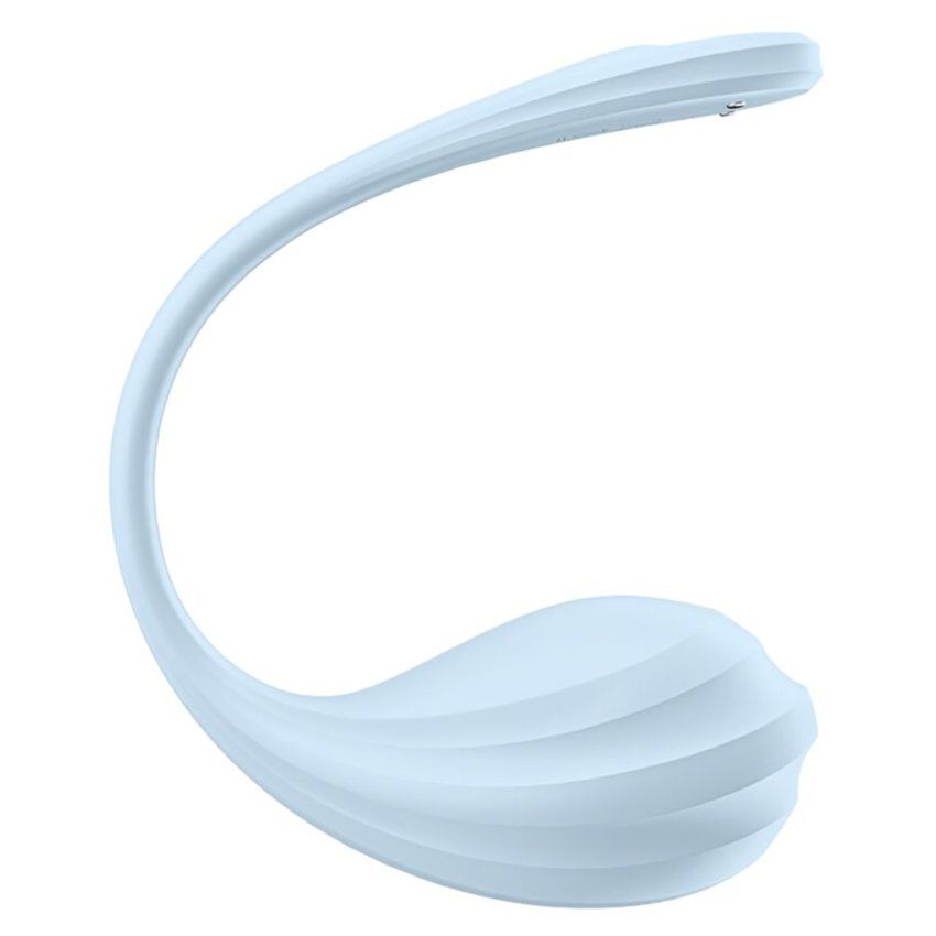 SATISFYER   SMOOTH PETAL ESTIMULADOR PUNTO G CELESTE APP GRATUITA