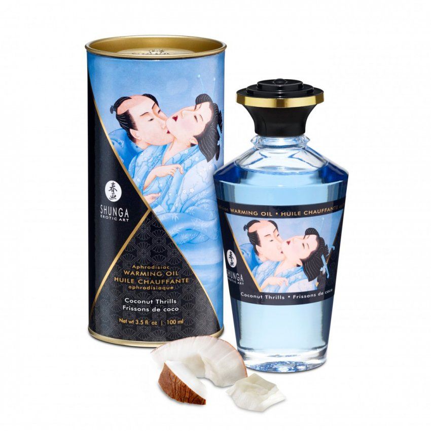 Aceite calor y sabor a coco Shunga