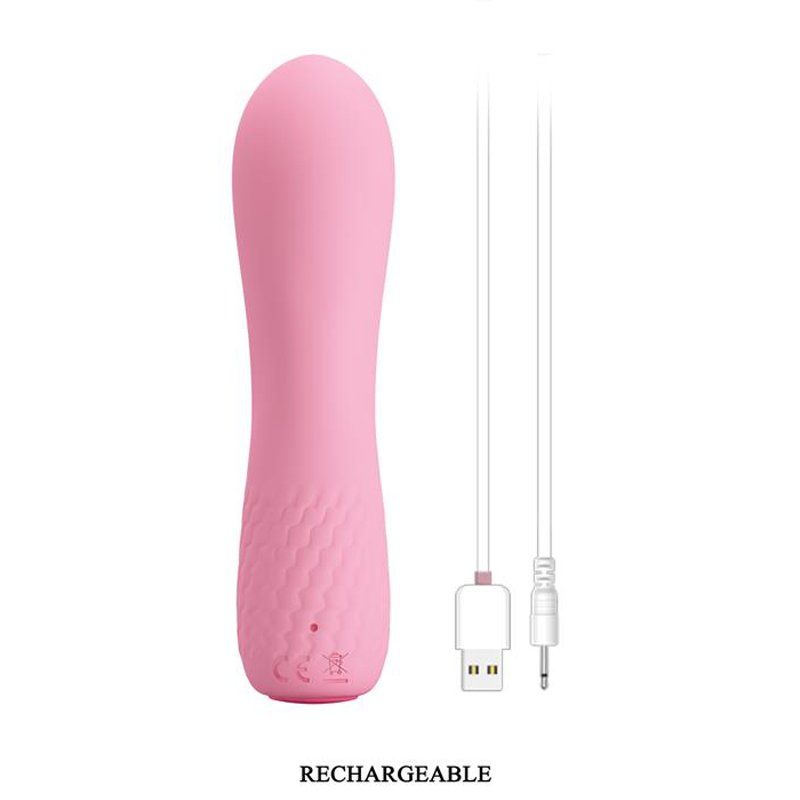 MINI VIBRADOR ALICE PINK RECHARGEABLE