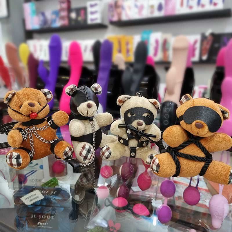 Llaveros BDSM ositos de peluche