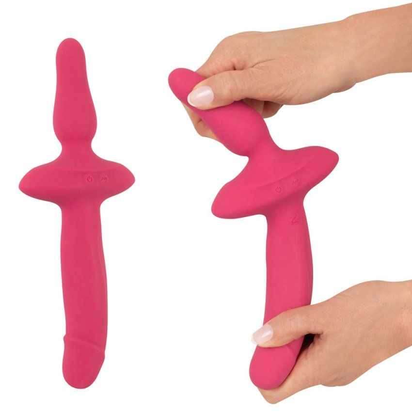 2 En 1 Vibrador + Plug