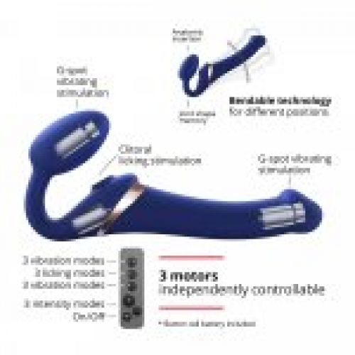 Strap on Multi Orgasmo Azul