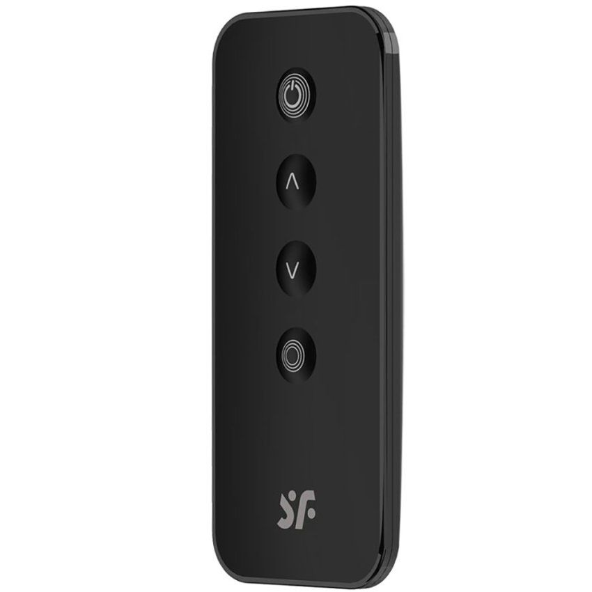 SATISFYER   RIBBED PETAL ESTIMULADOR PUNTO G CONTROL REMOTO NEGRO APP GRATUITA