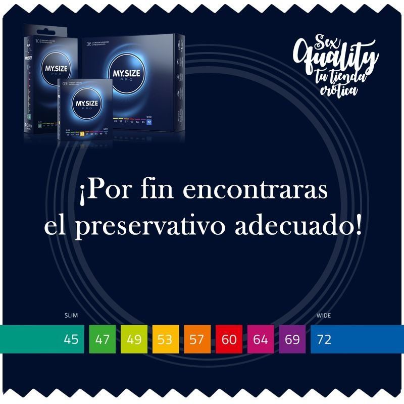 Preservativos XL, MY.SIZE Pro 60