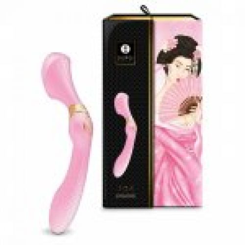 shunga vibrador masajeador zoe rosa