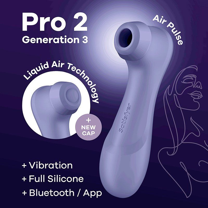 SATISFYER PRO 2 GENERATION 3 APP LILA