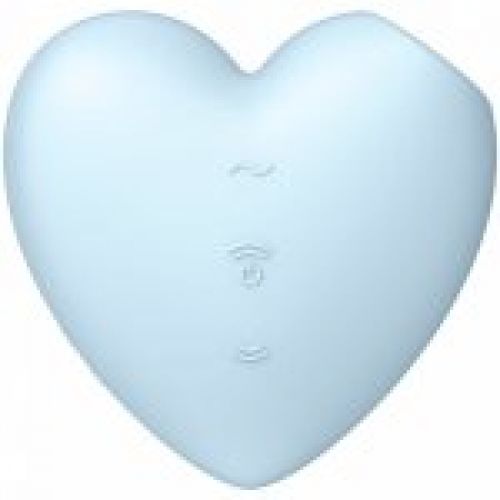 Succionador con vibración CUTIE HEART AZUL