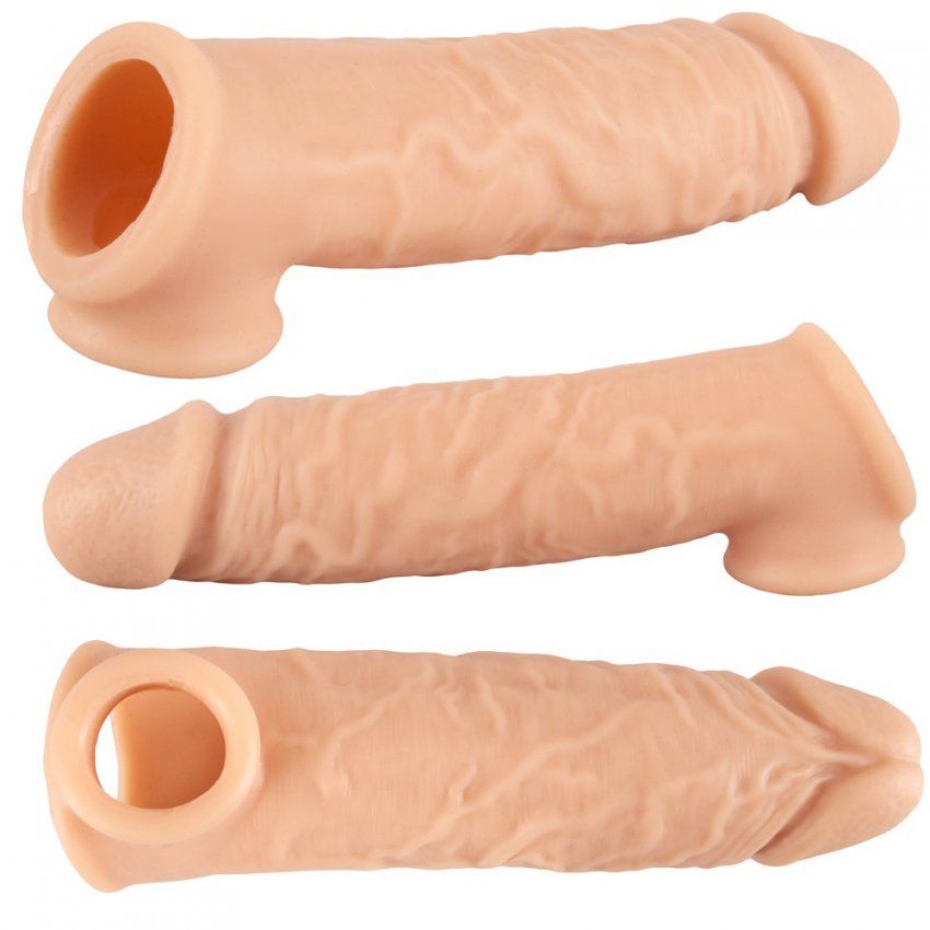 Funda alargadora pene realística