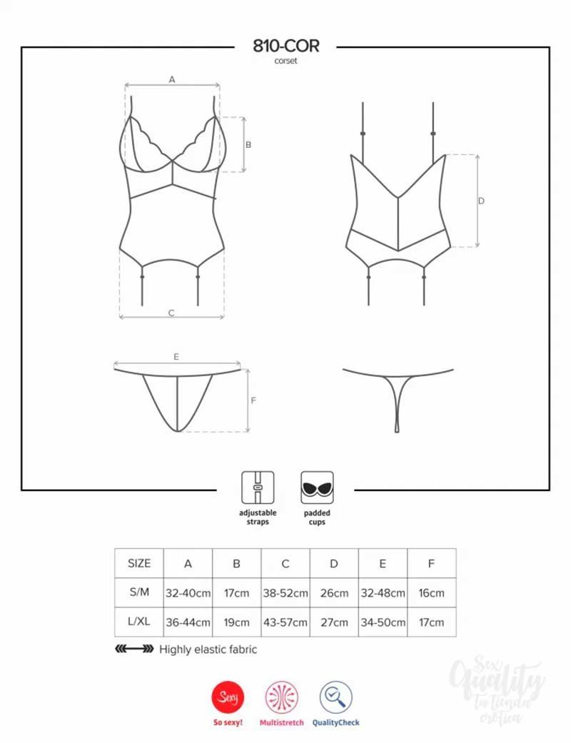 OBSESSIVE CORSET 810 COR 1 BLANCO (4)