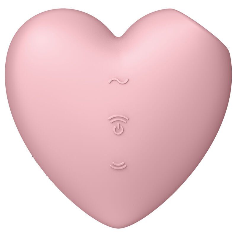 SUCCIONADOR SATISFYER CON VIBRADOR CUTIE HEART ROSA