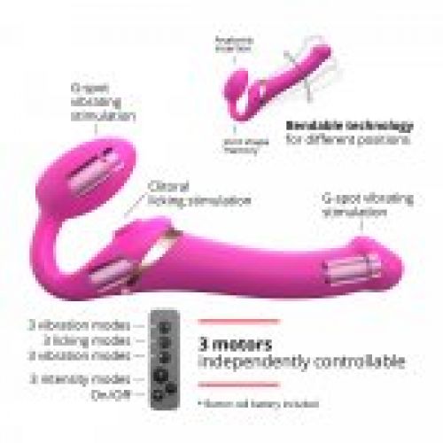 Strap on Multi Orgasmo Fucsia