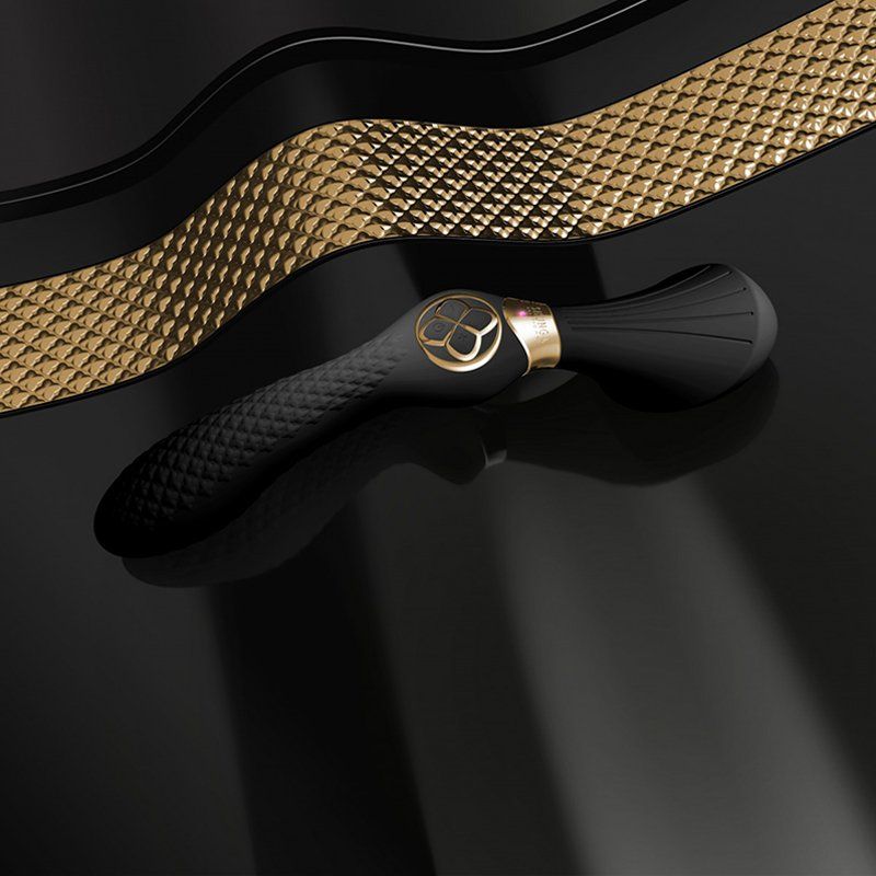 shunga vibrador masajeador zoe negro (3)