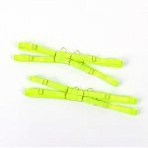 Set Lencería Negro y Verde Fluorescente