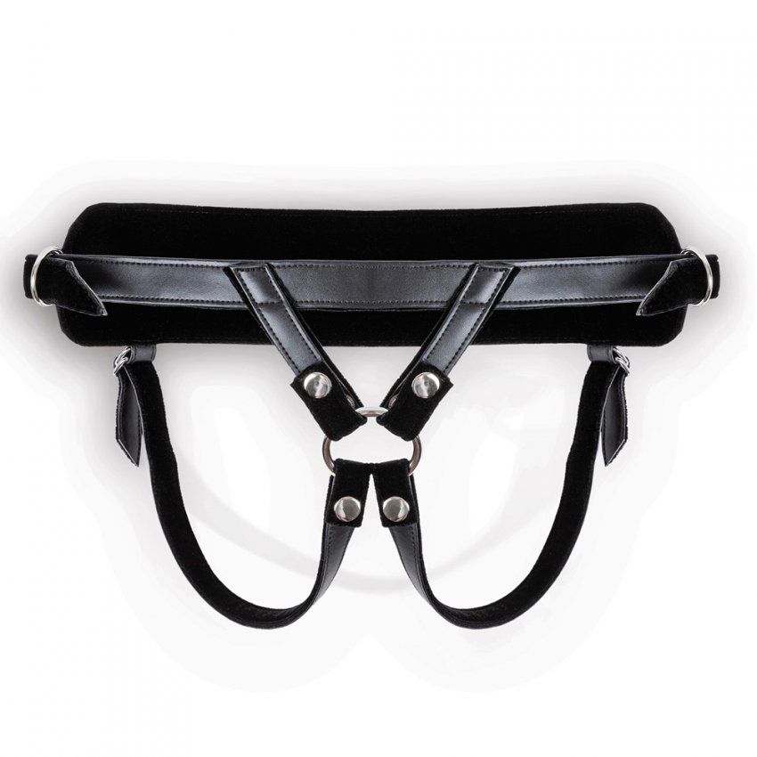 ARNÉS CON SET DILDOS NEGROS TALLAS S / M / L