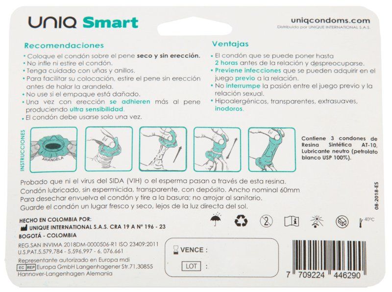 uniq smart preservativos asturias