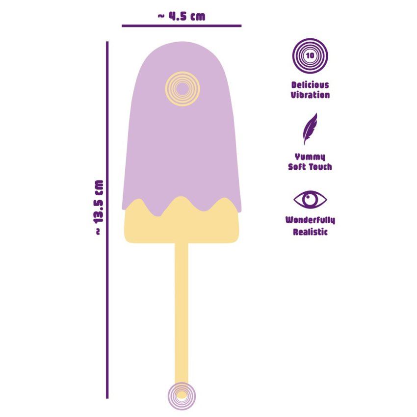 Vibrador con forma de helado
