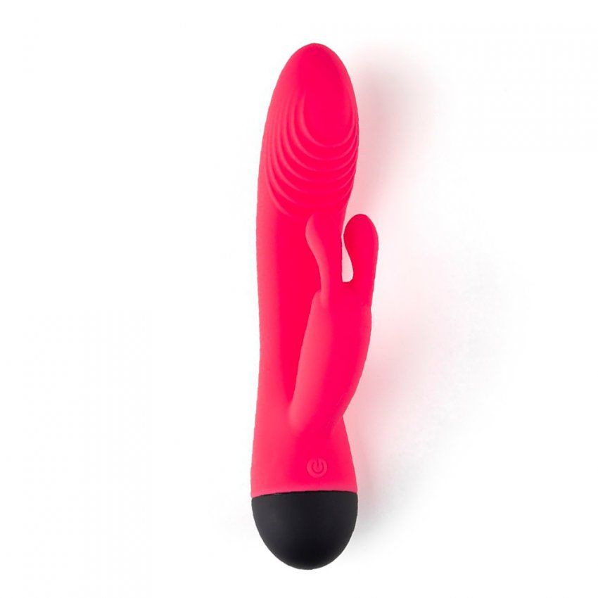 VIBRADOR CON ESTIMULADOR DE CLÍTORIS