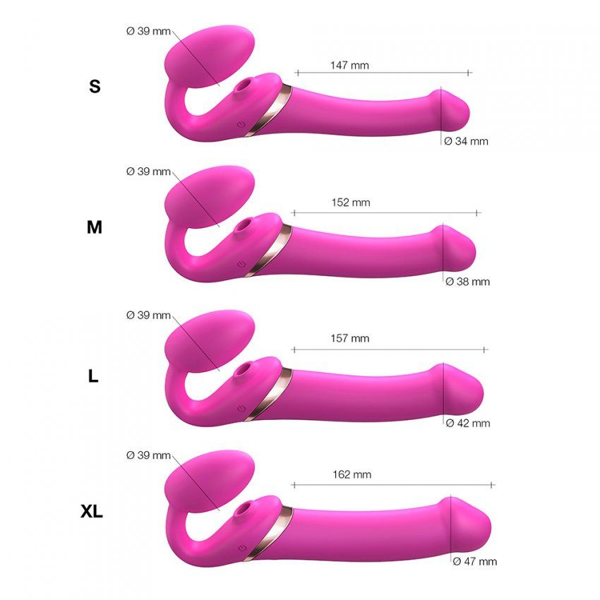 Strap on Multi Orgasmo Fucsia