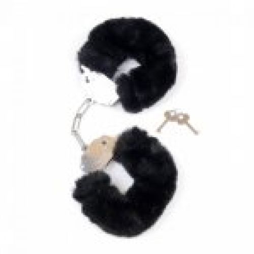 esposas negras de peluche