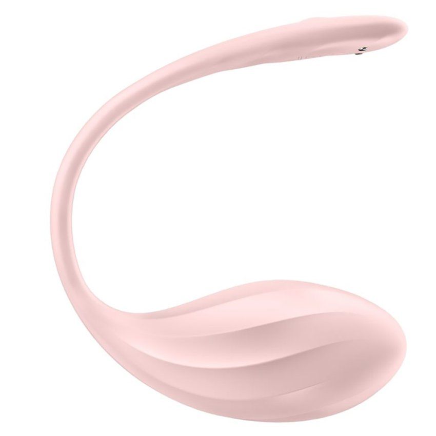 SATISFYER   RIBBED PETAL ESTIMULADOR PUNTO G CONTROL REMOTO ROSA APP GRATUITA