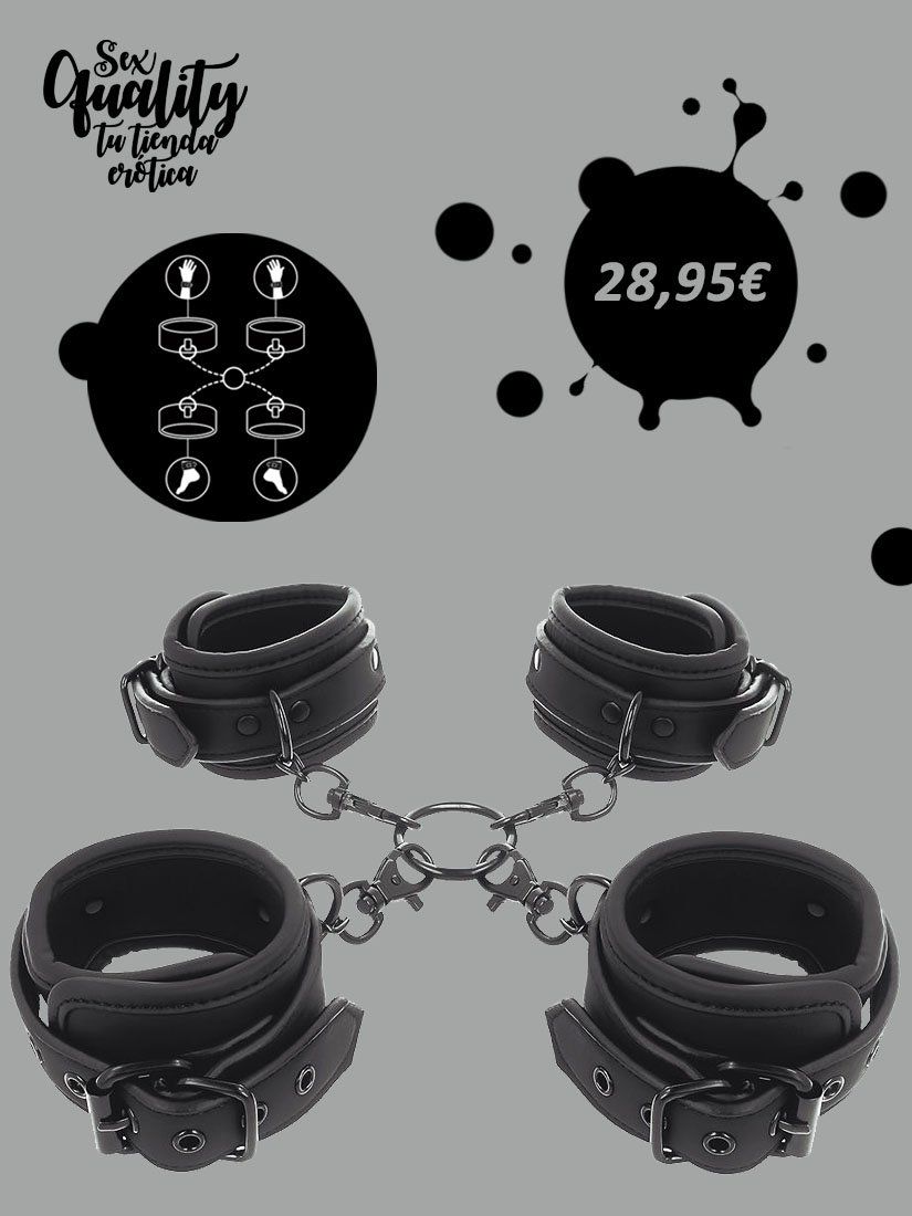 kit BDSM manos y tobillos