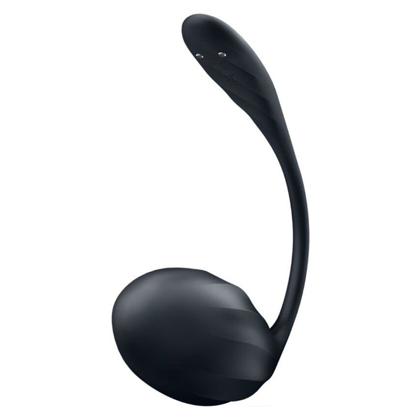 SATISFYER   RIBBED PETAL ESTIMULADOR PUNTO G CONTROL REMOTO NEGRO APP GRATUITA